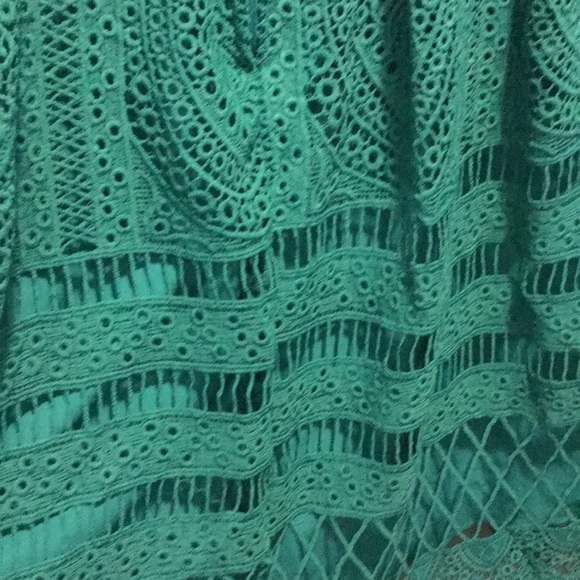 Modcloth Green Geode Dress - Picture 3 of 5